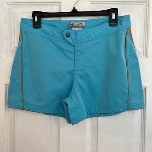 Columbia quick dry shorts teal‎ - women's 10